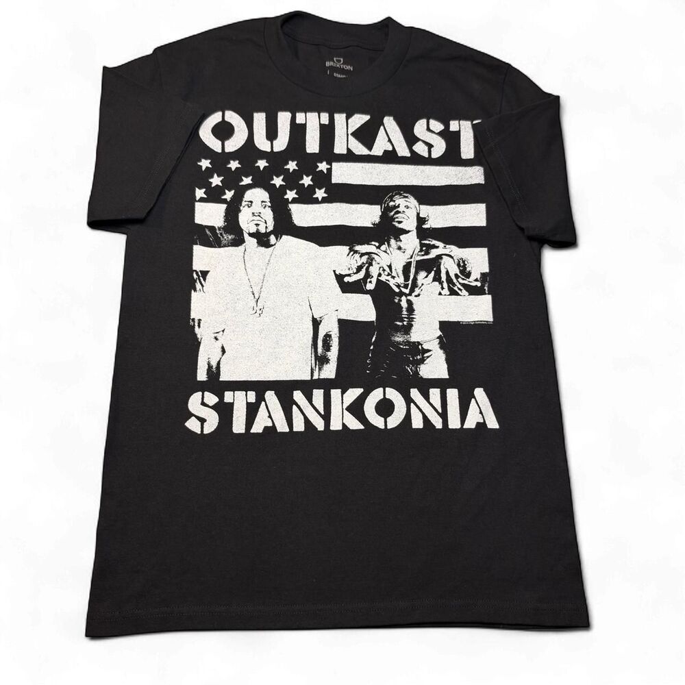 Brixton Outkast Stankonia Rap Shirt Small Black Official 2014 High Schoolers
